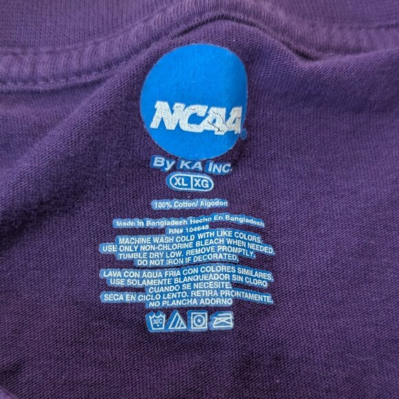 Two LSU Tigers Purple Size XL Shirts, one tee, one sleeveless jersey - Picture 3 of 12